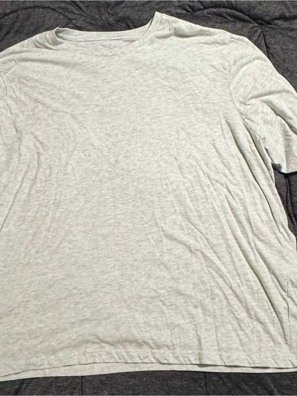 Old Navy Light Heather Gray Short Sleeve Crew Tee